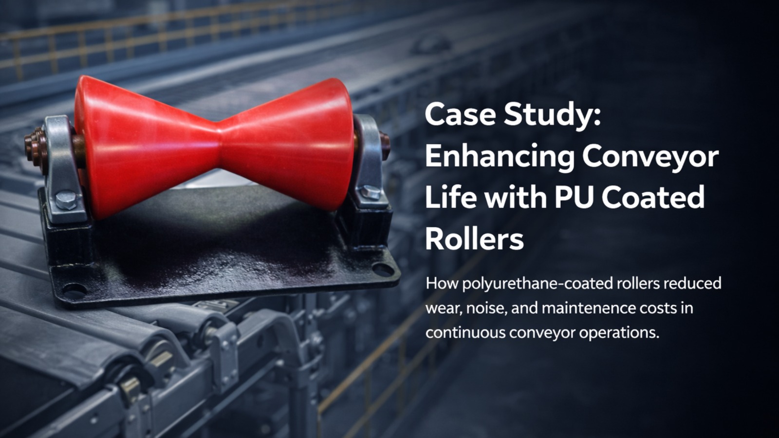 Case Study: Enhancing Conveyor Life with PU Coated Rollers