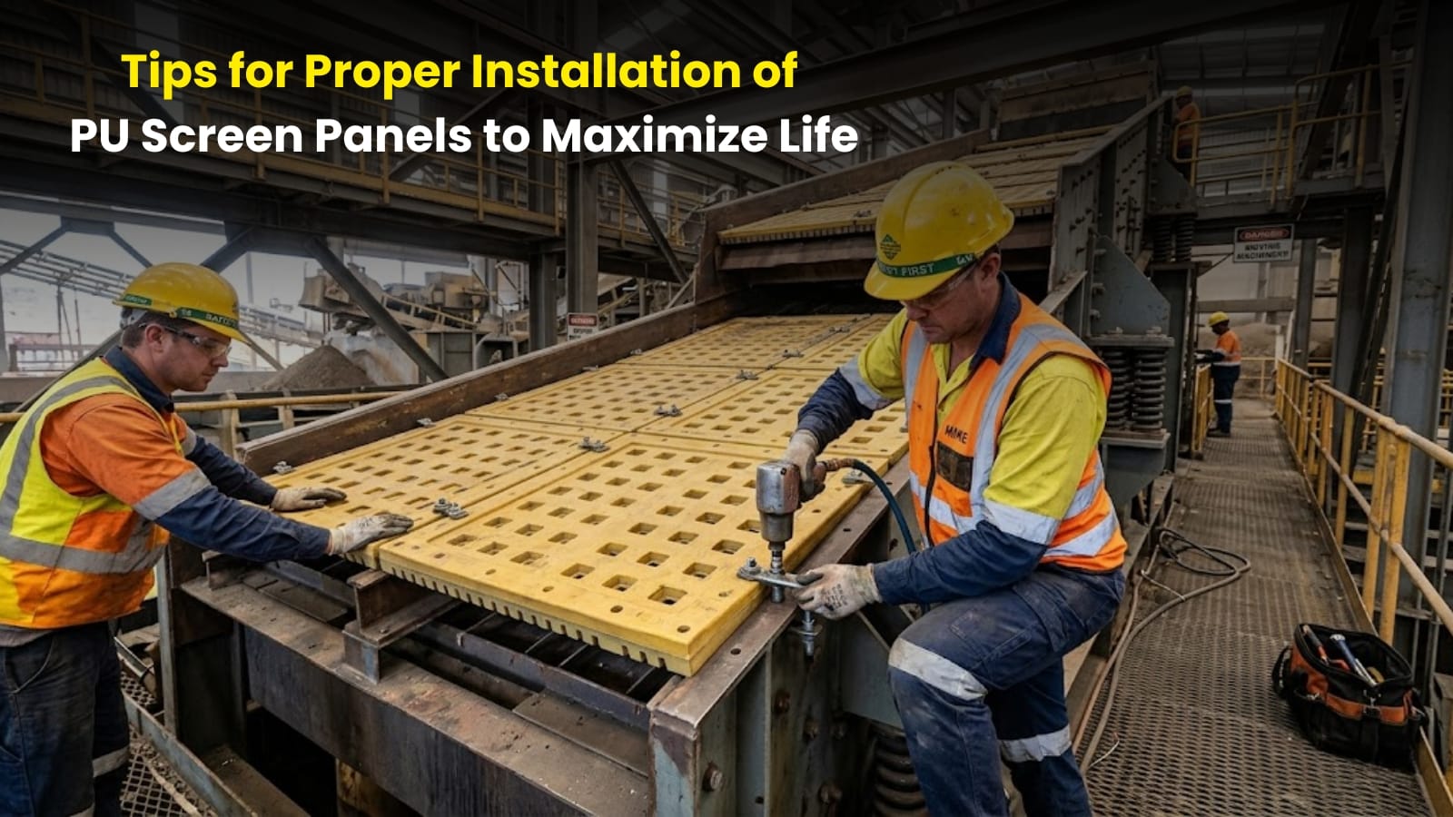Tips for Proper Installation of PU Screen Panels to Maximize Life
