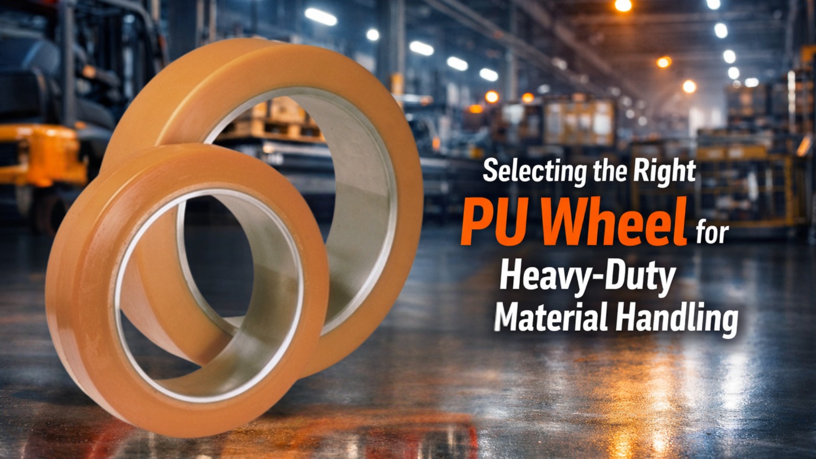 Selecting the Right PU Wheel for Heavy-Duty Material Handling